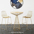 Chivari Gold 30" Benton Wire Bar Stool Steel Frame BBMG-WR-AX