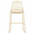 Chivari Gold 30" Benton Wire Bar Stool Steel Frame BBMG-WR-AX