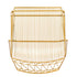 Chivari Gold 30" Benton Wire Bar Stool Steel Frame BBMG-WR-AX