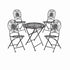 Chivari Barcelona Bistro Set in Vintage Copper includes 28" Table and 4 Round Chairs BBMRC-KT-AX