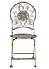 Chivari Barcelona Bistro Set in Vintage Copper includes 28" Table and 4 Round Chairs BBMRC-KT-AX