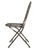 Chivari Barcelona Bistro Set in Vintage Copper includes 28" Table and 4 Round Chairs BBMRC-KT-AX