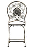 Chivari Barcelona Bistro Set in Vintage Copper includes 28" Table and 4 Round Chairs BBMRC-KT-AX