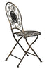 Chivari Barcelona Bistro Set in Vintage Copper includes 28" Table and 4 Round Chairs BBMRC-KT-AX