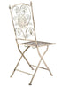 Chivari Barcelona Bistro Set in Antique White includes 28" Table and 4 Chairs BBMW-KT-AX