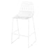 Chivari White 30" Benton Wire Bar Stool Steel Frame BBMW-WR-AX