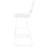 Chivari White 30" Benton Wire Bar Stool Steel Frame BBMW-WR-AX