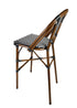 Toulouse Black and White French Bistro Barstool BBPBLA-AX-T