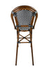 Toulouse Black and White French Bistro Barstool BBPBLA-AX-T