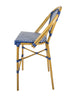 Toulouse Blue and White French Bistro Barstool BBPBLU-AX-T