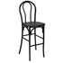 Chivari Black Resin Steel Skeleton™ Bentwood Barstool - 2 Pack - Some Assembly Required BBRB-KD-ST-AX-2