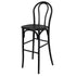 Chivari Black Resin Steel Skeleton™ Bentwood Barstool - 2 Pack - Some Assembly Required BBRB-KD-ST-AX-2