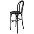 Chivari Black Resin Steel Skeleton™ Bentwood Barstool - 2 Pack - Some Assembly Required BBRB-KD-ST-AX-2