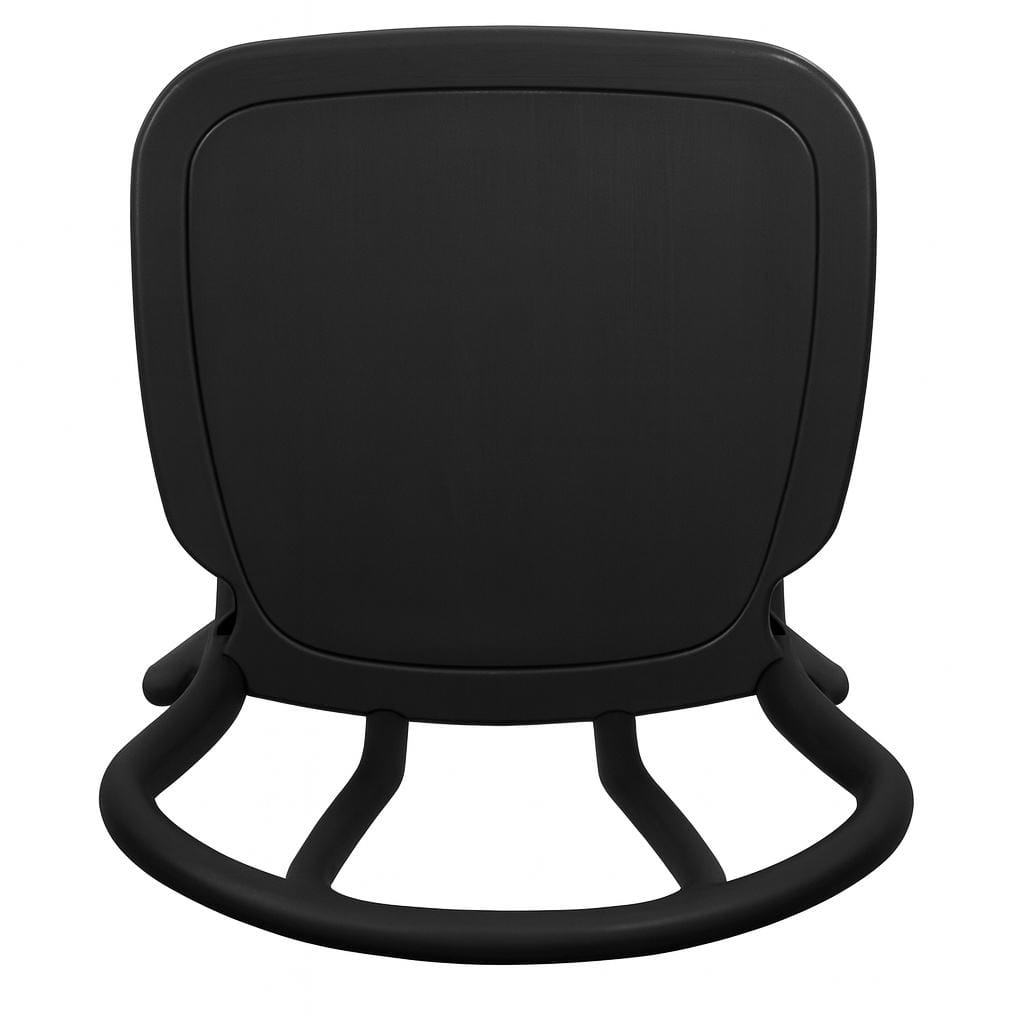 Chivari Black Resin Steel Skeleton™ Bentwood Barstool - 2 Pack - Some Assembly Required BBRB-KD-ST-AX-2