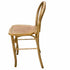Chivari Chestnut Resin Steel Skeleton™ Bentwood Barstool - 2 Pack - Some Assembly Required BBRC-KD-ST-AX-2