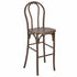 Chivari Fruitwood Resin Steel Skeleton™  Bentwood Barstool  - 2 Pack - Some Assembly Required BBRF-KD-ST-AX-2