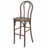 Chivari Fruitwood Resin Steel Skeleton™  Bentwood Barstool  - 2 Pack - Some Assembly Required BBRF-KD-ST-AX-2