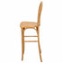 Chivari Natural Resin Steel Skeleton™  Bentwood Barstool - 2 Pack - Some Assembly Required BBRN-KD-ST-AX-2