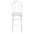 Chivari White Distressed Resin Steel Skeleton™ Bentwood Barstool - 2 Pack - Some Assembly Required BBRWD-KD-ST-AX-2
