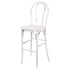 Chivari White Distressed Resin Steel Skeleton™ Bentwood Barstool - 2 Pack - Some Assembly Required BBRWD-KD-ST-AX-2