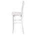 Chivari White Distressed Resin Steel Skeleton™ Bentwood Barstool - 2 Pack - Some Assembly Required BBRWD-KD-ST-AX-2