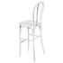 Chivari White Distressed Resin Steel Skeleton™ Bentwood Barstool - 2 Pack - Some Assembly Required BBRWD-KD-ST-AX-2