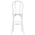 Chivari White Distressed Resin Steel Skeleton™ Bentwood Barstool - 2 Pack - Some Assembly Required BBRWD-KD-ST-AX-2