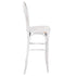 Chivari White Distressed Resin Steel Skeleton™ Bentwood Barstool - 2 Pack - Some Assembly Required BBRWD-KD-ST-AX-2