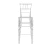 Chivari Clear Resin ProClear™ Chiavari  30" Standard Bar Height Bar Stool  - 4 Pack - Some Assembly Required BCRC-U-ZG-T-4