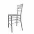 Chivari Silver Resin Steel Skeleton™ Chiavari Barstool BCRS-ST-AX-T
