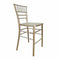 Chivari Sparkling Gold Champagne Resin Steel Skeleton™ Chiavari Barstool BCRSCG-ST-AX-T