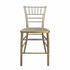 Chivari Sparkling Gold Champagne Resin Steel Skeleton™ Chiavari Barstool BCRSCG-ST-AX-T