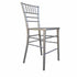 Chivari Sparkling Silver Champagne Resin Steel Skeleton™ Chiavari Barstool BCRSCS-ST-AX-T
