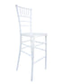 Chivari White Resin Steel Skeleton™ Chiavari Barstool - 2 Pack - Some Assembly Required BCRW-KD-ST-AX-2