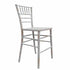 Chivari White Distressed WoodGrain™ Resin Steel Skeleton™ Chiavari Barstool BCRWDB-ST-AX-T