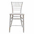 Chivari White Distressed WoodGrain™ Resin Steel Skeleton™ Chiavari Barstool BCRWDB-ST-AX-T