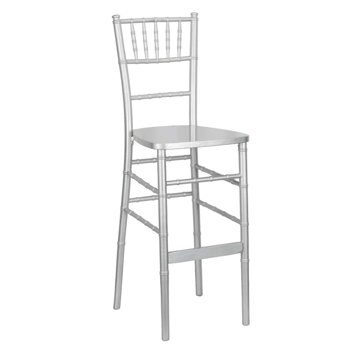 Chivari Silver ToughWood™ Chiavari Barstool BCWS-ZG-T