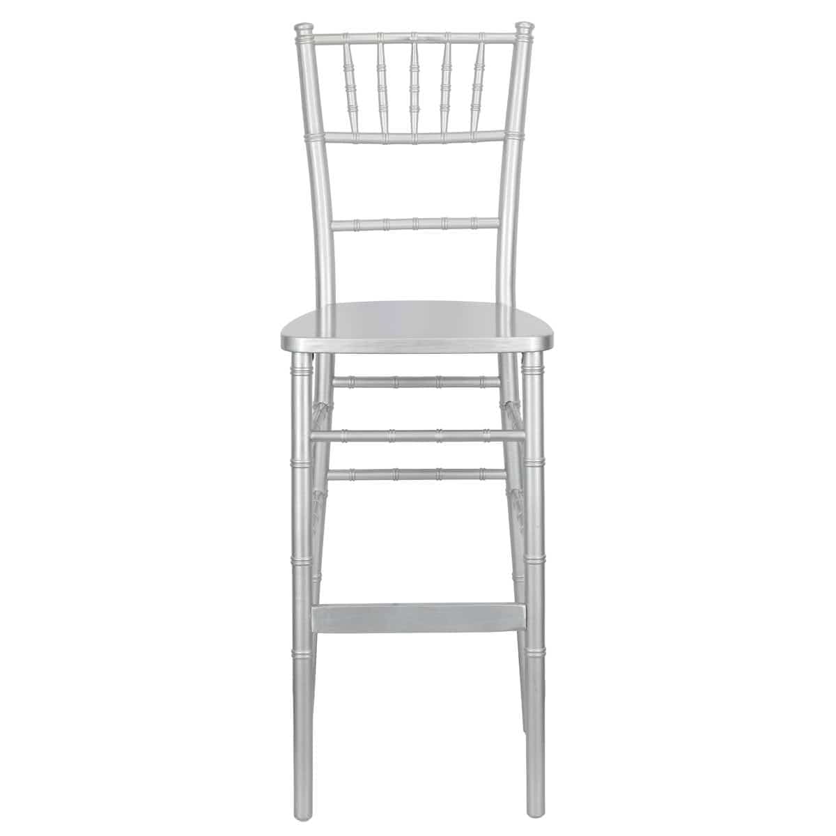 Chivari Silver ToughWood™ Chiavari Barstool BCWS-ZG-T