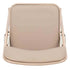 Chivari Beige Metal Folding Chair with  Beige Vinyl Cushion CFMVBEBE1-CX-T