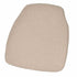 Chivari Beige 1.75" Thick Fabric Panel Back Chiavari Chair Cushion and SlipNot™ Technology CUSHPANFAB-BGE-A