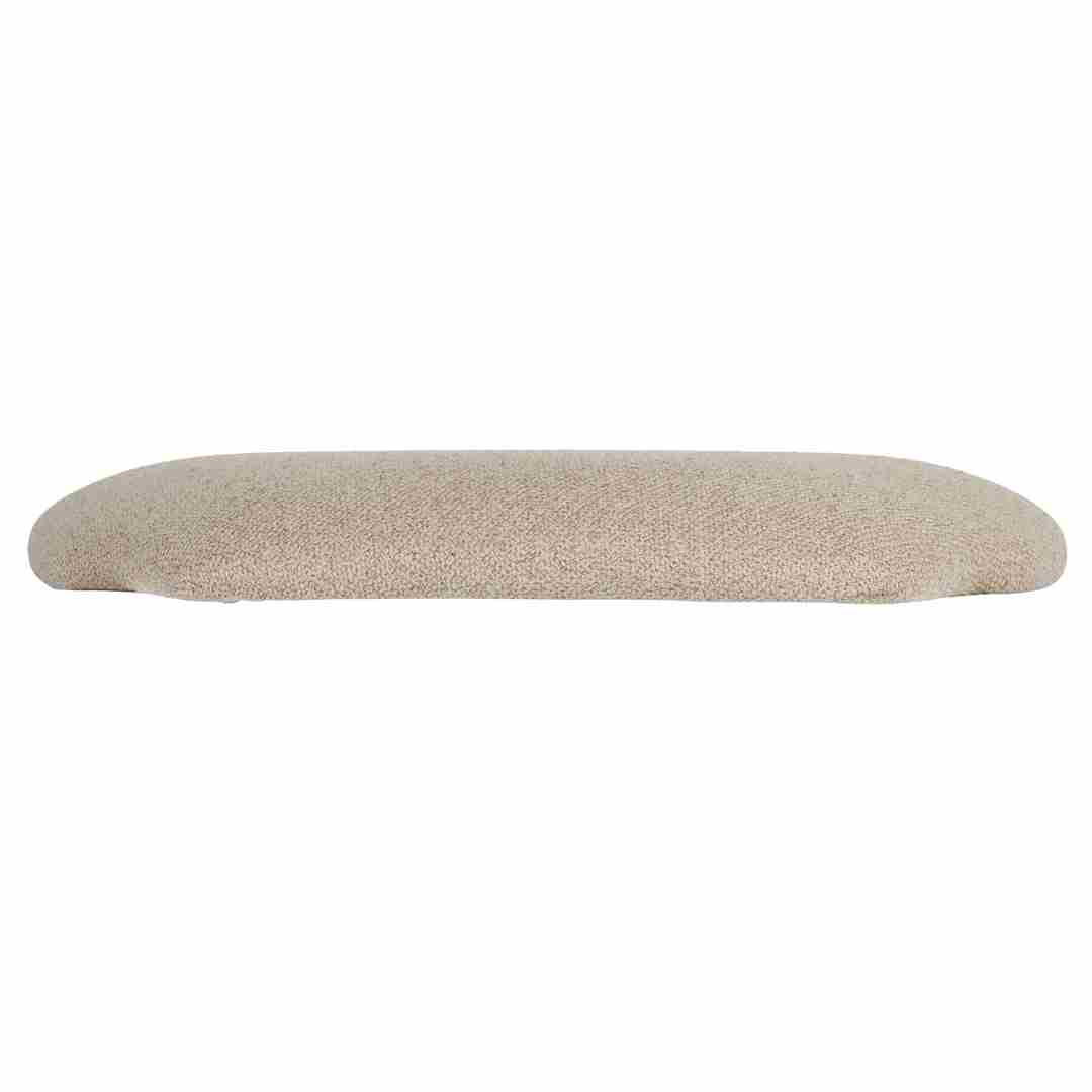 Chivari Beige 1.75" Thick Fabric Panel Back Chiavari Chair Cushion and SlipNot™ Technology CUSHPANFAB-BGE-A