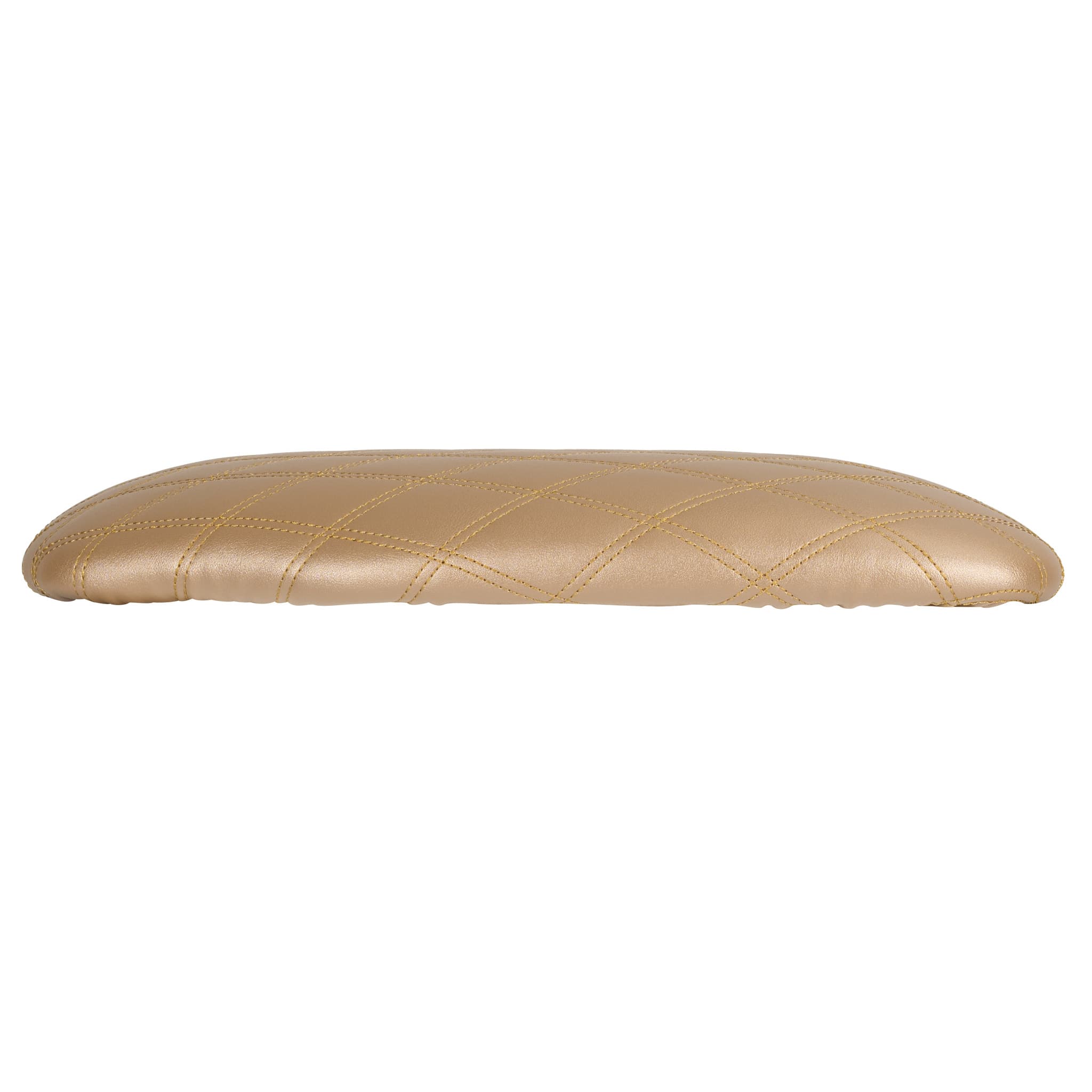 Chivari Gold Vinyl Panel Back Chiavari Cushion with Bentley Stitching and SlipNot™ Technology CUSHPANVINBENTG-A