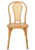 Chivari Natural Resin Bentwood Chair with Rattan Back CBRN-RN-ZG-T