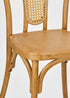 Chivari Natural Resin Bentwood Chair with Rattan Back CBRN-RN-ZG-T