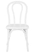 Chivari White Resin Bentwood Chair CBRW-ZG-T