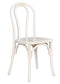 Chivari White Distressed ToughWood™ Bentwood Chair CBWW-ZG-T