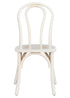 Chivari White Distressed ToughWood™ Bentwood Chair CBWW-ZG-T