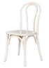 Chivari White Distressed ToughWood™ Bentwood Chair CBWW-ZG-T