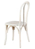 Chivari White Distressed ToughWood™ Bentwood Chair CBWW-ZG-T