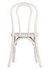Chivari White Distressed ToughWood™ Bentwood Chair CBWW-ZG-T